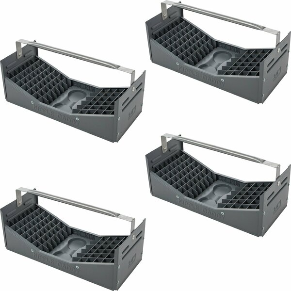 American Built Pro Nipple Caddy, 34 in  12 in Nipple Size Combo, 4PK T1057 P4